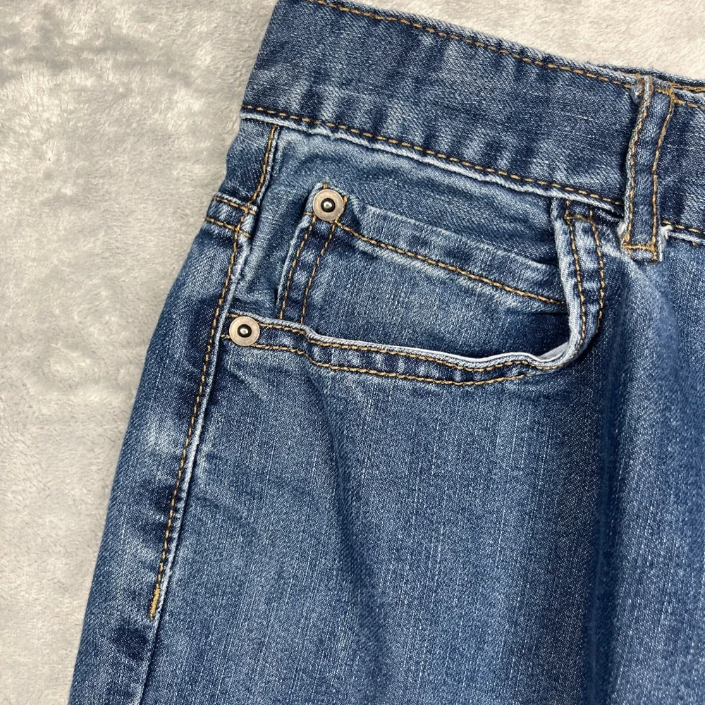 The Children's Place Bootcut Jeans Kids Size 12 Husky Blue Adjustable Waist